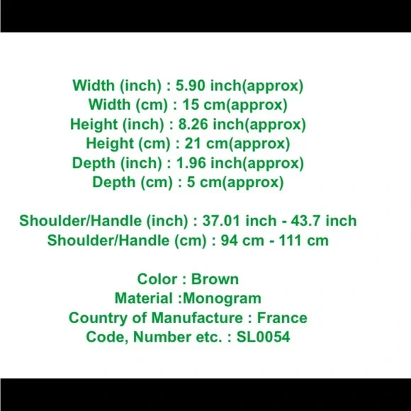 ✅ Authentic Louis Vuitton Brown Tan Messenger Bag Monogram - Picture 8 of 12